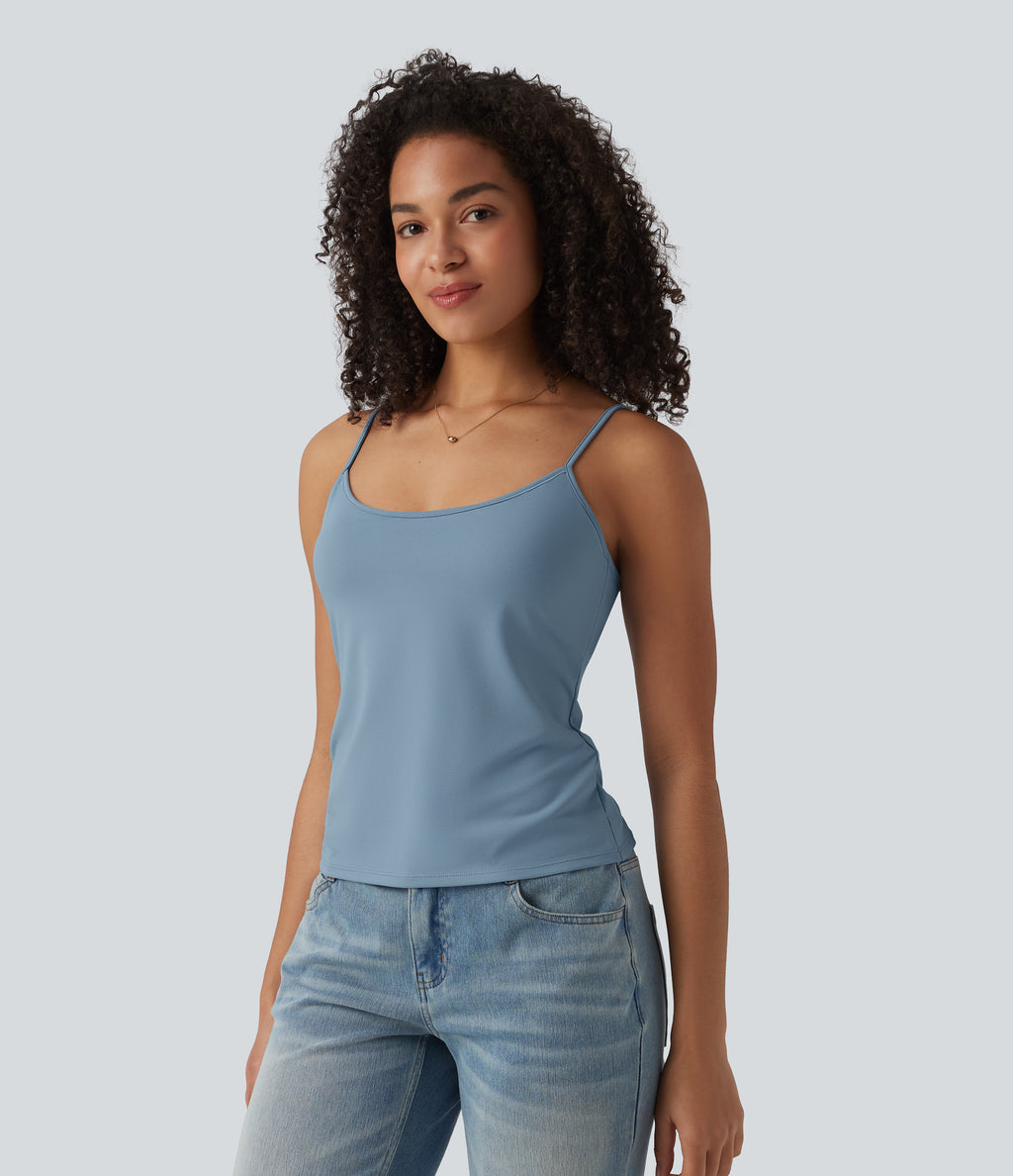 U Neck Casual Tank Top — Mountain Spring — view 4