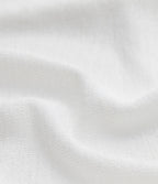 Semi Sheer Notched Short Sleeve Casual T-Shirt — White — view 7