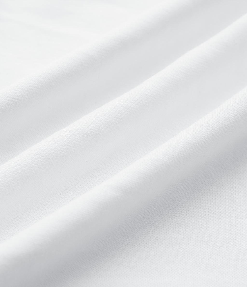Round Neck Long Sleeve Cut Out Casual Cotton T-Shirt — White — view 6