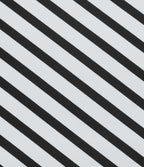 Crossover High Waisted Asymmetrical Hem Resort Skirt — Mono Stripe — view 6