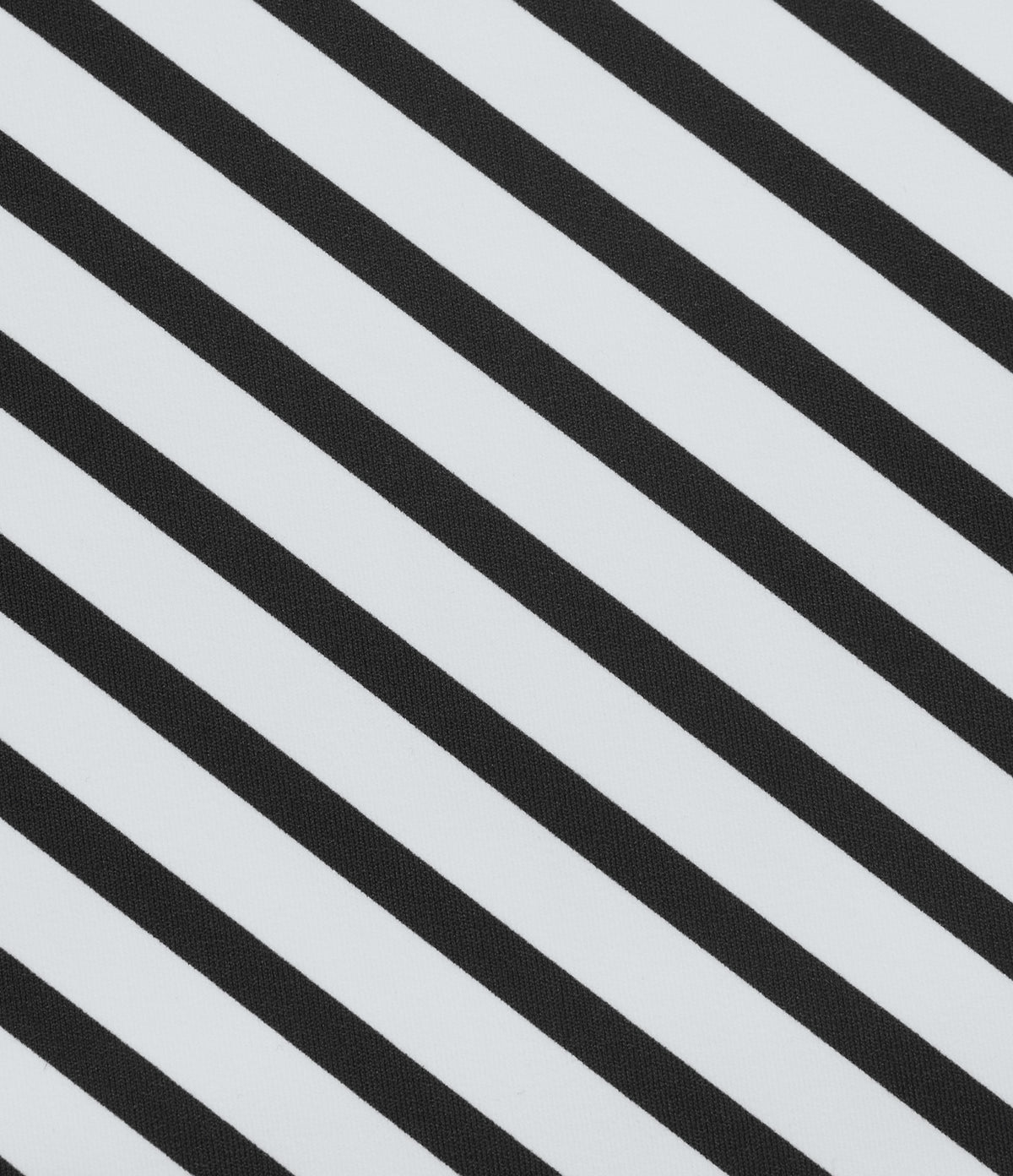 Crossover High Waisted Asymmetrical Hem Resort Skirt — Mono Stripe — view 6