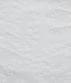V Neck Sleeveless Tie Back Eyelet Flowy Midi Dress — White — view 7