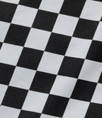 Check Print High Waisted Drawstring Bodycon Midi Casual Skirt — Classic Diamond Check — view 6