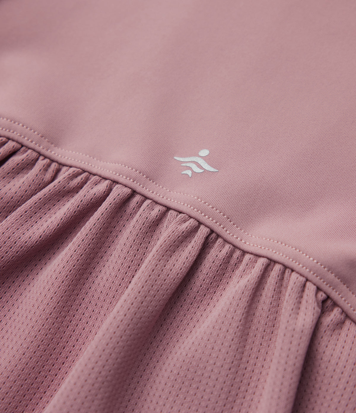 Round Neck Racerback Breathable Mesh InstantCool Quick Dry Running Tank Top UPF50+ — Nostalgia Rose — view 7