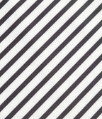 High Waisted Stripe Maxi Casual Flowy Skirt with Pockets — Mono Stripe — view 6