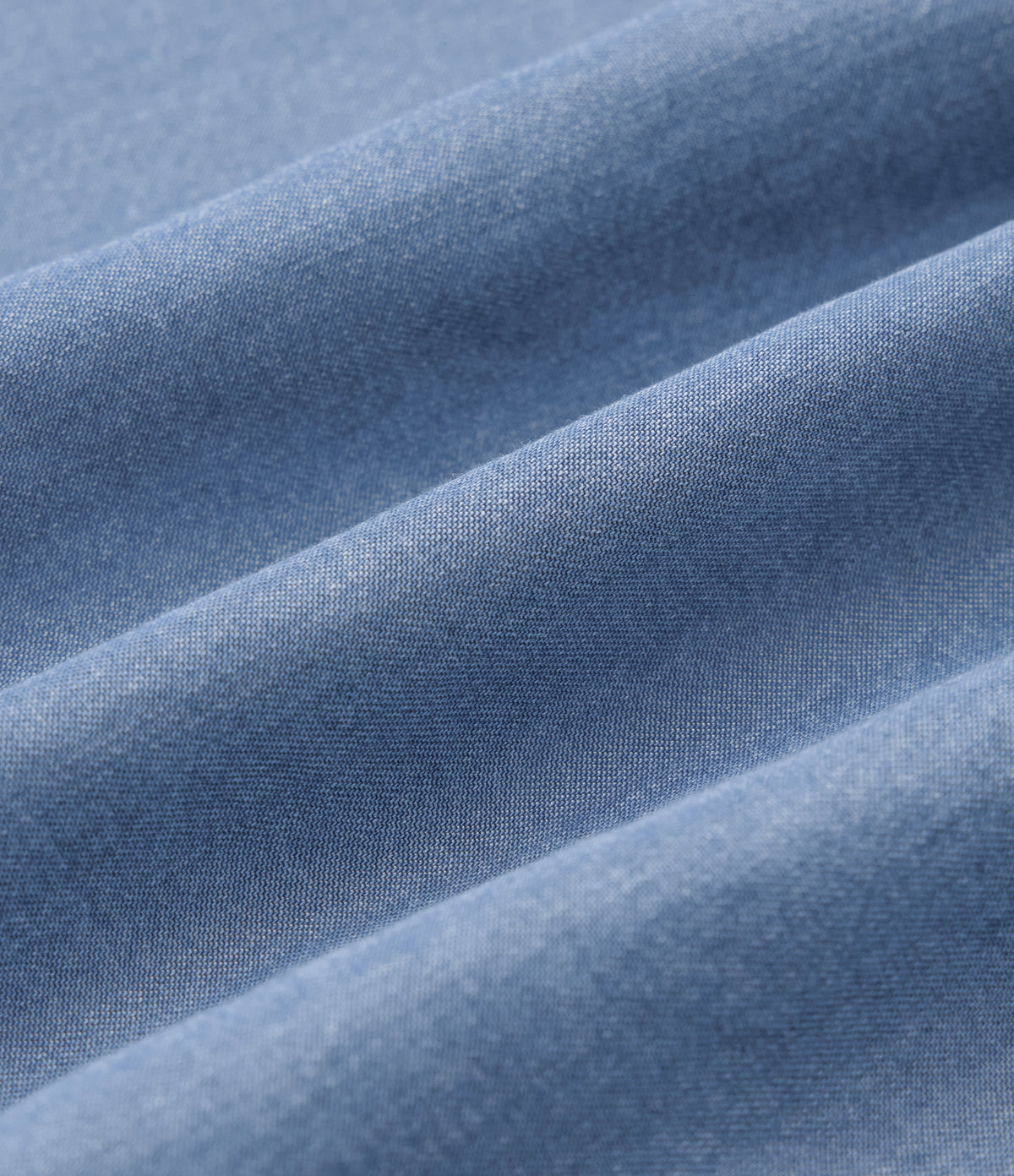 Long Sleeve Denim Casual Shirt with Pockets — Tide Blue Denim — view 7