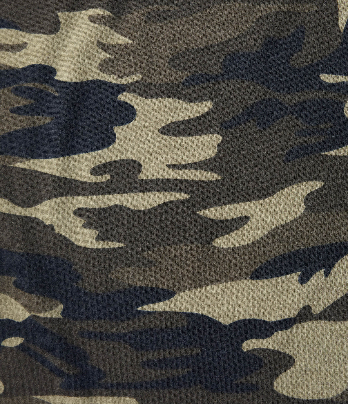 Round Neck Short Sleeve Cut Out Camo Casual T-Shirt — Born to be Wild - Green Camo — view 8