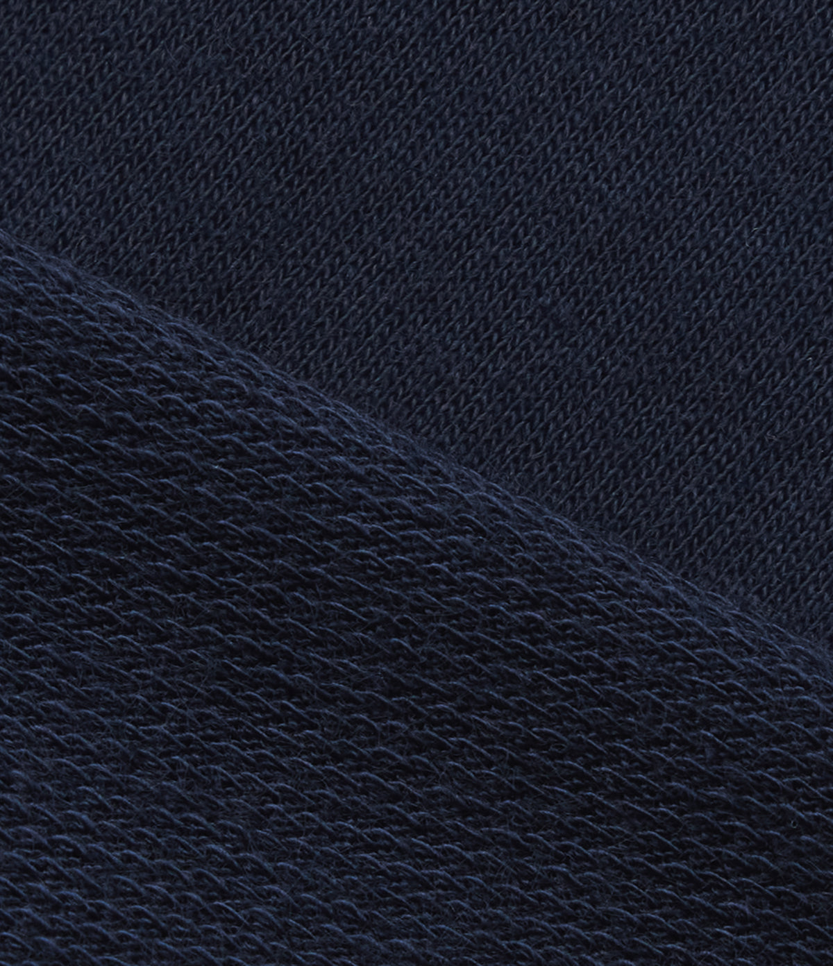Mid Rise Wide Leg Casual Sweatpants with Pockets — Black Iris — view 6