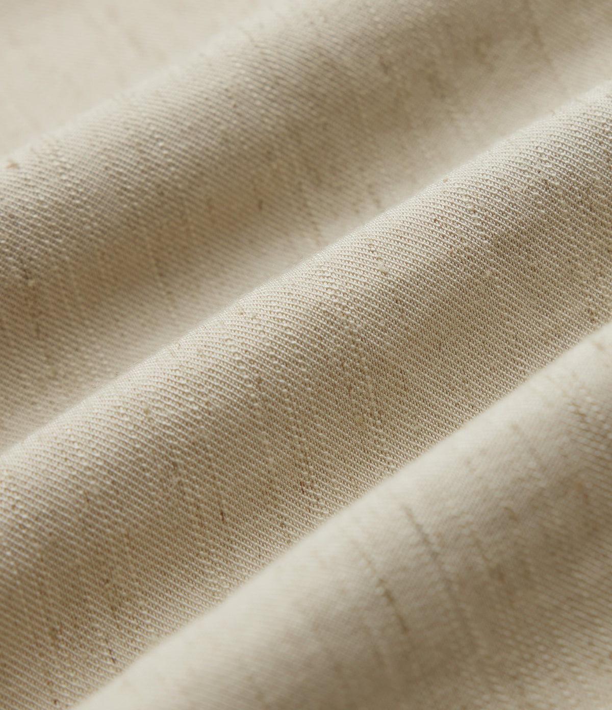 High Waisted Linen Casual Baggy Trousers with Pockets — Tidal Foam — view 7