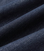 High Waisted Mini 2-in-1 Denim-Like Casual A-line Skirt with Pockets — Washed Denim Deep Sea Blue — view 8