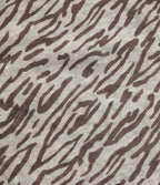 Round Neck Short Sleeve Zebra Print Casual T-Shirt — Zebra — view 7