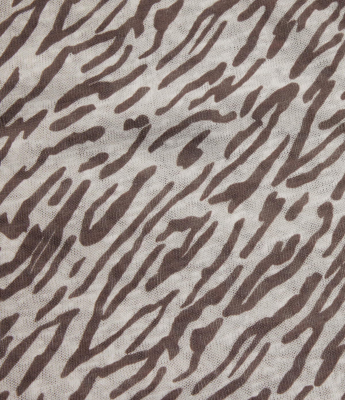 Round Neck Short Sleeve Zebra Print Casual T-Shirt — Zebra — view 7