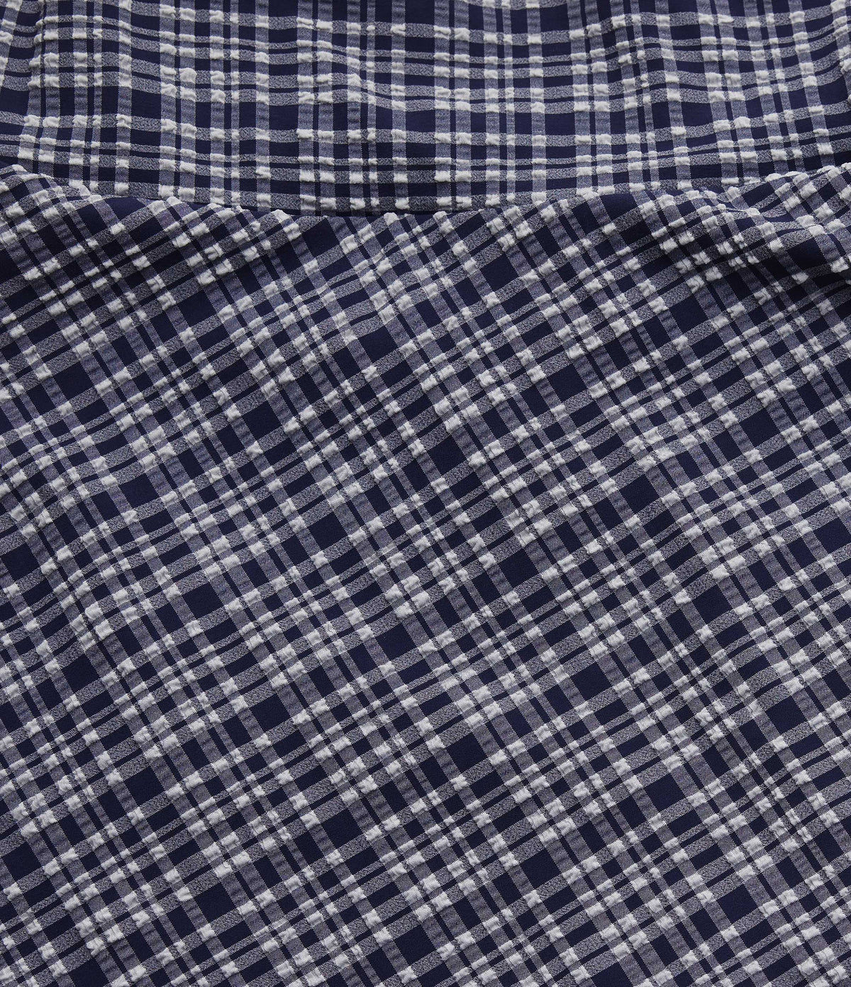 High Waisted 2-in-1 Plaid Quick Dry Flare Mini Tennis Skirt with Pockets — Mist Night Weave Plaid — view 7