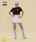 Airy Super High Waisted 2-in-1 InstantCool Yoga Shorts 5'' with Pockets-Longer Length — White — view 7