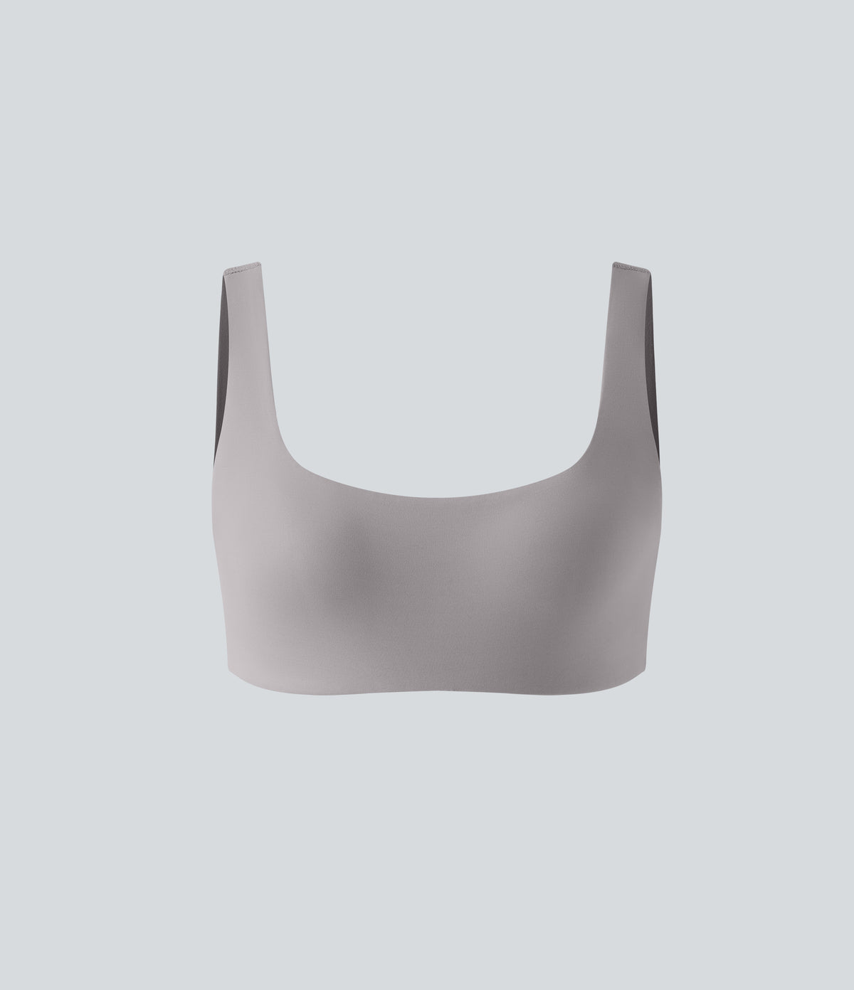 Square Neck Lounge Bralette — Steel Gray — view 5