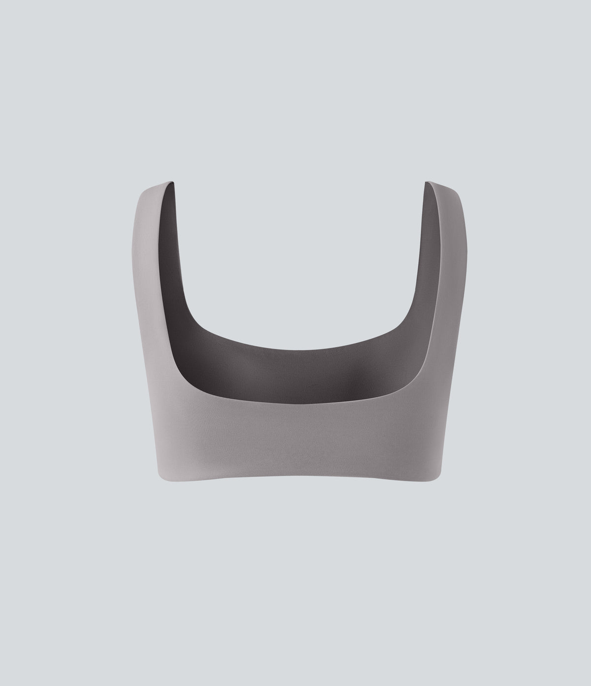 Square Neck Lounge Bralette — Steel Gray — view 6