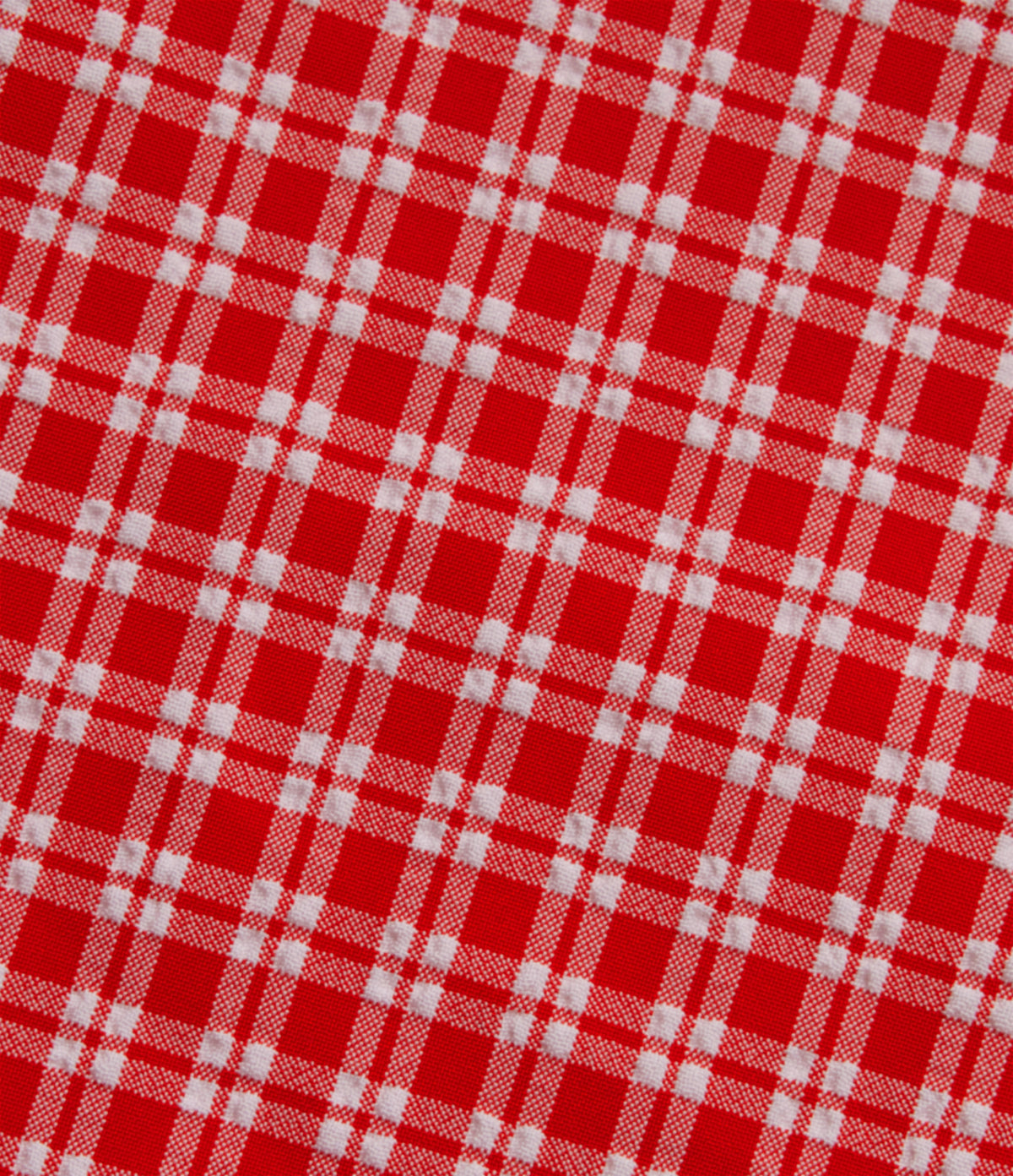 Boat Neck Sleeveless Gingham Mini Casual Dress with Pockets — Cherry Crush — view 7