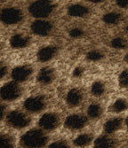 Racerback Built-in Bra Leopard Print Casual Tank Top — Brown and Black Leopard — view 8