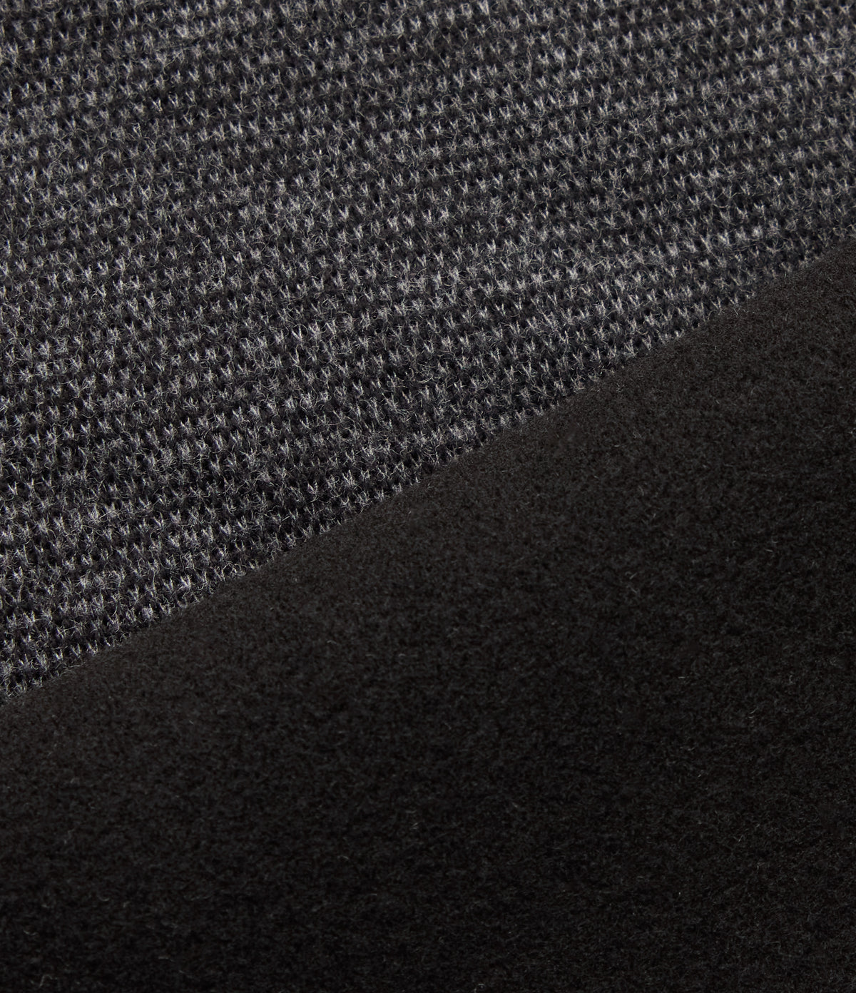 Round Neck Long Sleeve Top-stitching Heathered Casual Sweatshirt — Dark Core — view 6