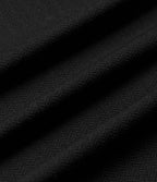 High-waisted Herringbone Work Straight Leg Trousers with Pockets — Black — view 8