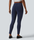 SpacerTek Mid Rise Casual Skinny Trousers with Pockets — Peacoat — view 2