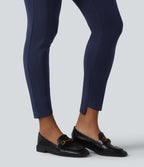 SpacerTek Mid Rise Casual Skinny Trousers with Pockets — Peacoat — view 6