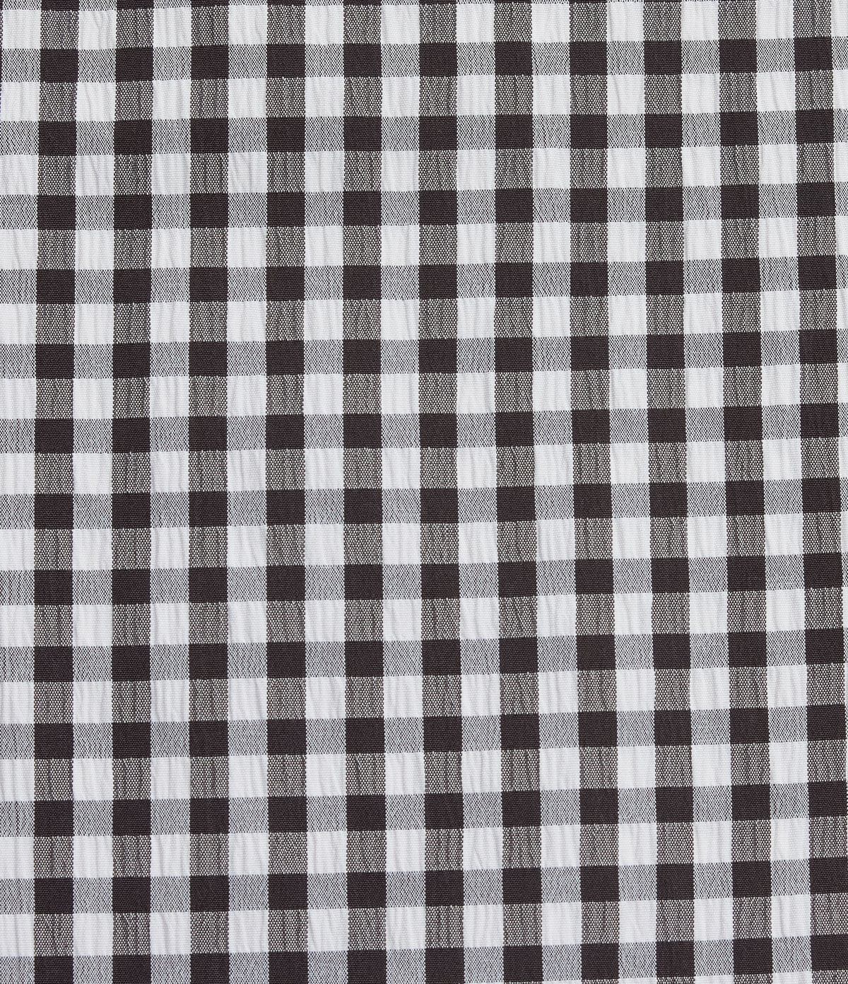 High Waisted Baggy Plaid Casual Trousers with Pockets — Black White Bubble Grid — view 6