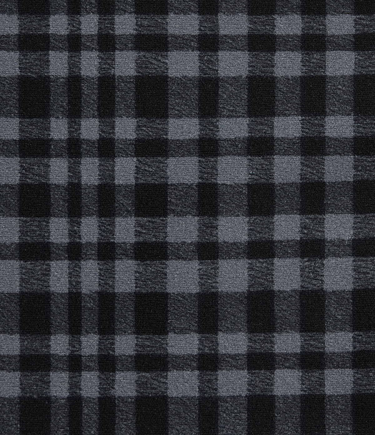 Check Plaid Print High Waisted Drawstring Yoga Capri Leggings with Pockets — Storm Gray Check Plaid — view 8