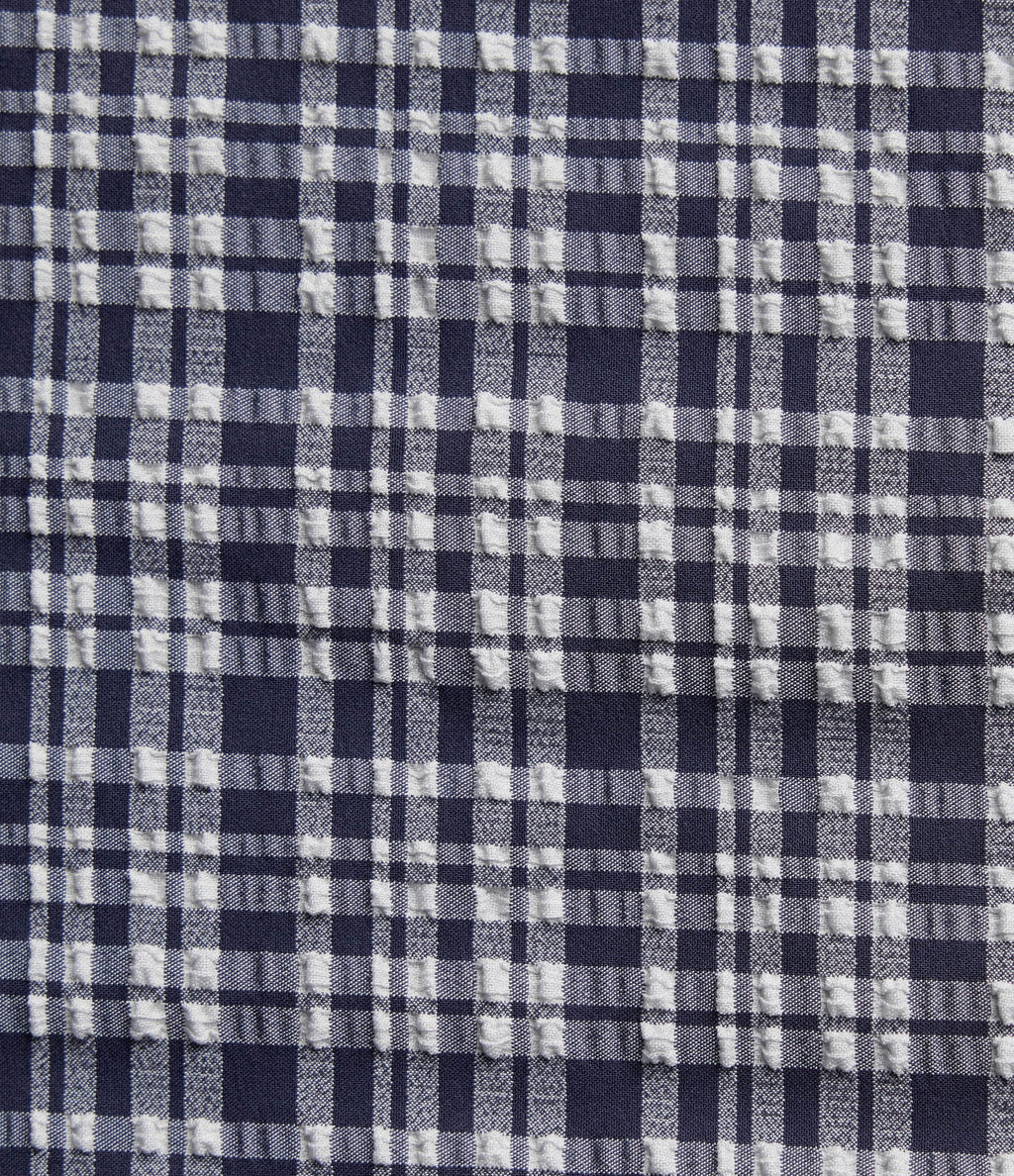 High Waisted Crossover Tummy Control Plaid Crinkle Quick Dry Flare Casual Trousers with Pockets — Mist Night Weave Plaid — view 8