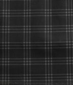 High Waisted Straight Leg Plaid Work Shorts with Pockets — Charcoal Haze — view 8