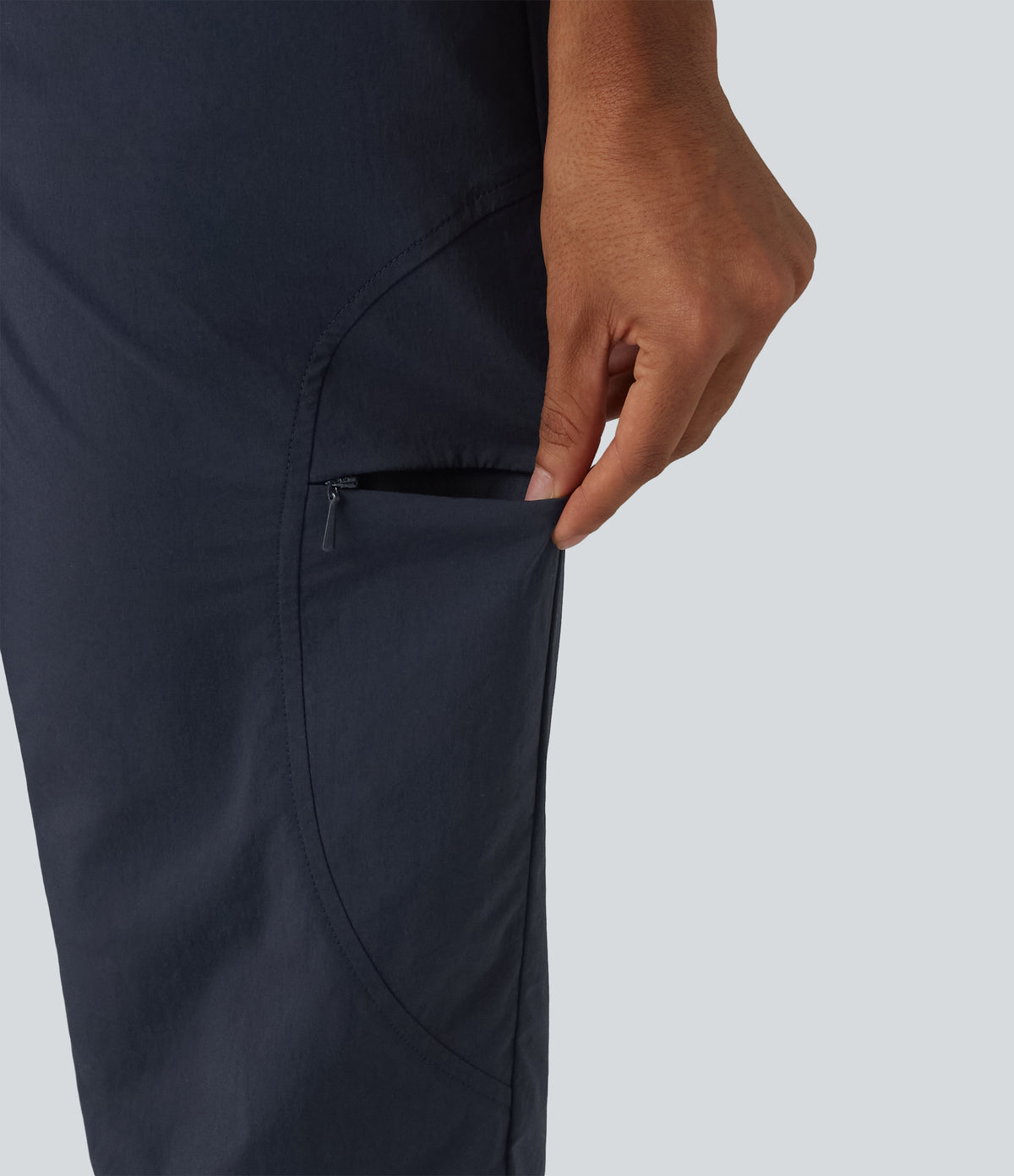 Low Rise Hiking Joggers with Pockets — Parisian Night — view 6