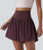 High Waisted 2-in-1 Running Shorts 5'' with Pockets — Fig — view 3