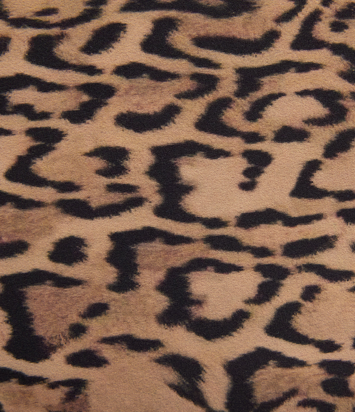 Leopard Print High Waisted Tummy Control Color Block Stripe Pedal Pusher Training Leggings with Pockets — Tan Leopard — view 8