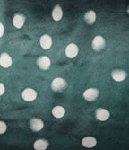 Invisible Zipper Ruched Tie-back Polka Dot Satin Maxi Bridesmaid And Wedding Guest Slip Dress — Sea Salt Dot — view 7