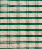 Mid Rise Plaid Cropped Casual Baggy Trousers with Pockets — Forest Meadow Plaid — view 7