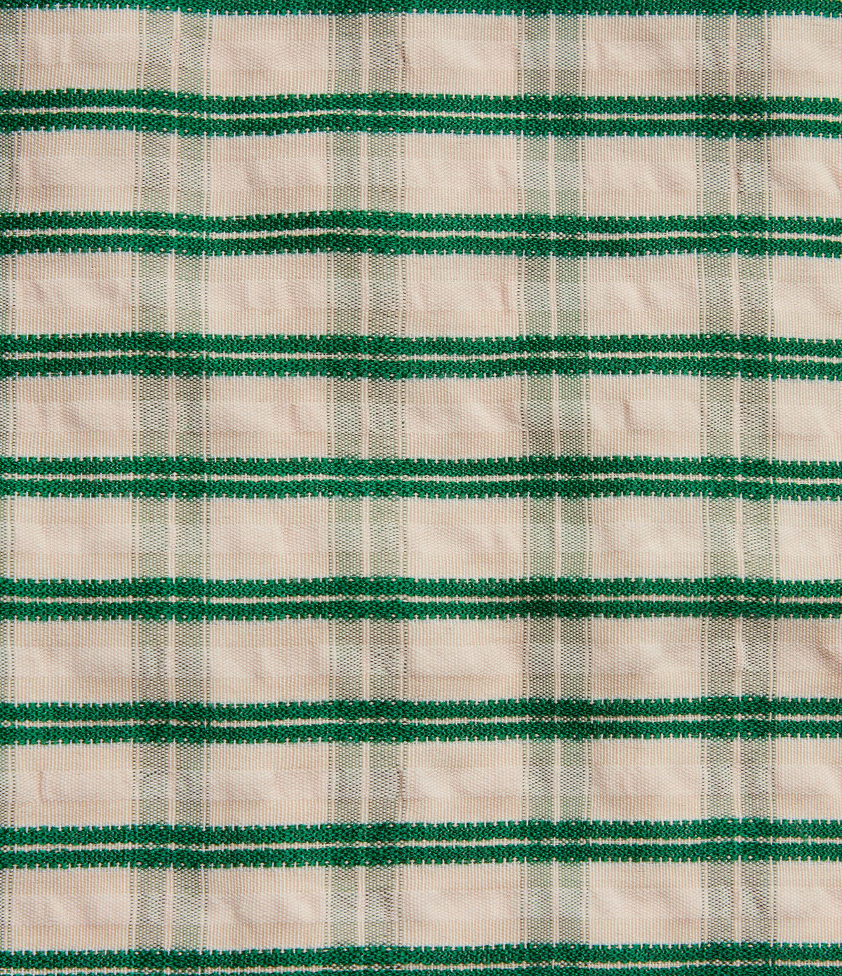 Mid Rise Plaid Cropped Casual Baggy Trousers with Pockets — Forest Meadow Plaid — view 7