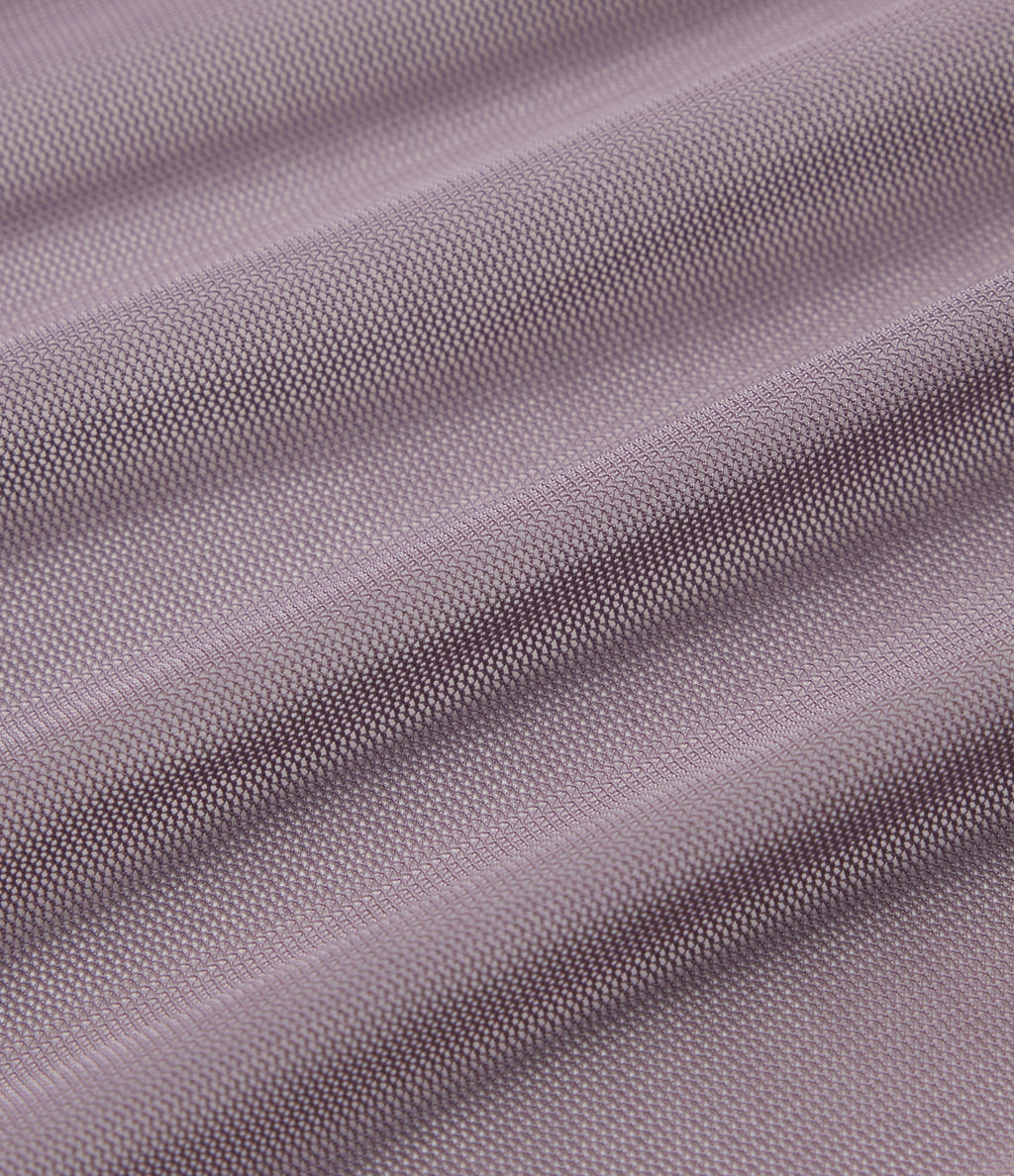 Crossover High Waisted 2-in-1 Breathable Mesh Midi Flowy Casual Tiered Skirt with Pockets — Lilac Blush — view 8