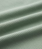 Notched Sleeveless Drawstring Waffle Mini Dress with Pockets — Chinois Green — view 6