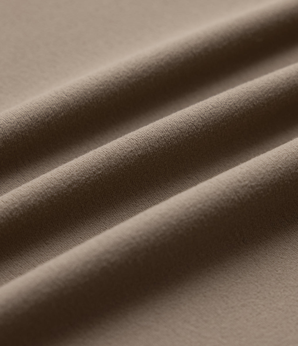 High Waisted Tummy Control Contrast Ribbed Yoga 7/8 Leggings with Pockets — Dawn Brown — view 8