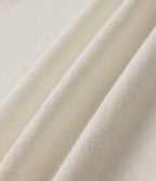 3/4 Sleeve Ruched Linen-Feel Work Blazer with Pockets — Marshmallow — view 7