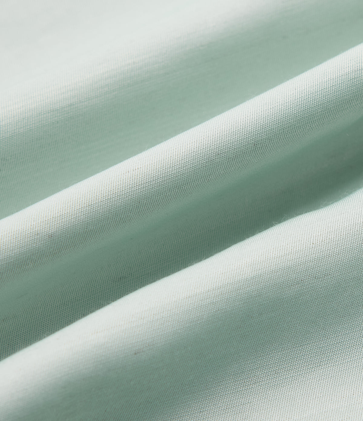 High Waisted Tie Side Baggy Linen-Blend Pants with Pockets — Pale Aqua — view 7