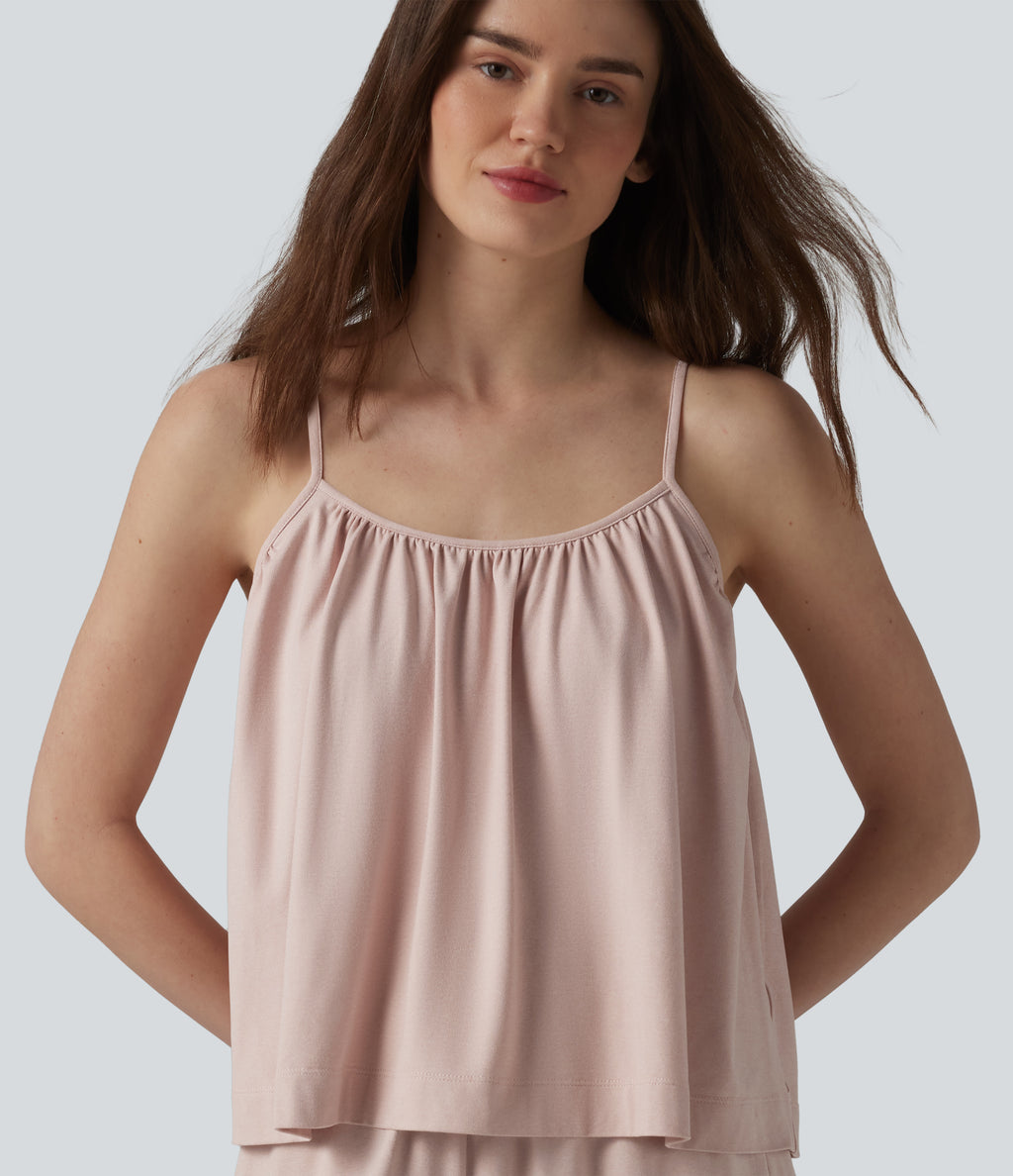 Draped Lounge Tank Top — Shell — view 1