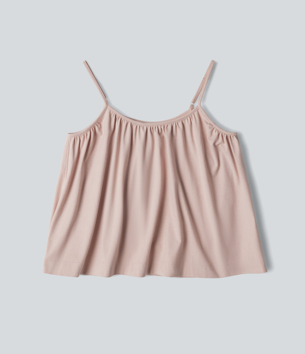 Draped Lounge Tank Top — Shell — view 6