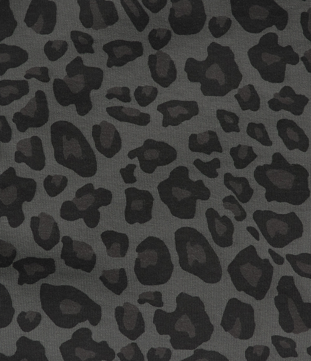 Mid Rise Leopard Print Casual Barrel Leg Trousers with Pockets — Granite Panther — view 8