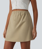 Tube Stretchy Poplin Casual Tank Top — Fields of Rye — view 6