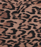 High Waisted Drawstring Leopard Print Workout Cargo Baggy Shorts with Pockets — Classic Leopard — view 7