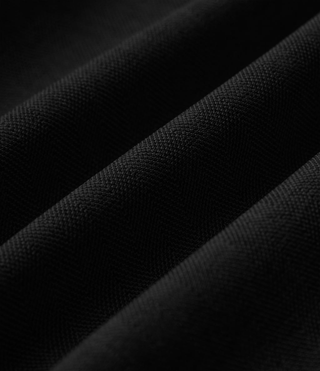 Wrinkle-resistant High Waisted Pleated Casual Linen-Feel Skort with Pockets — Black — view 8