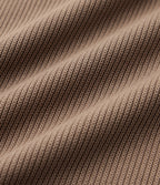 Short Sleeve Bodycon Tulip Hem Mini Casual Dress — Chocolate Malt — view 7