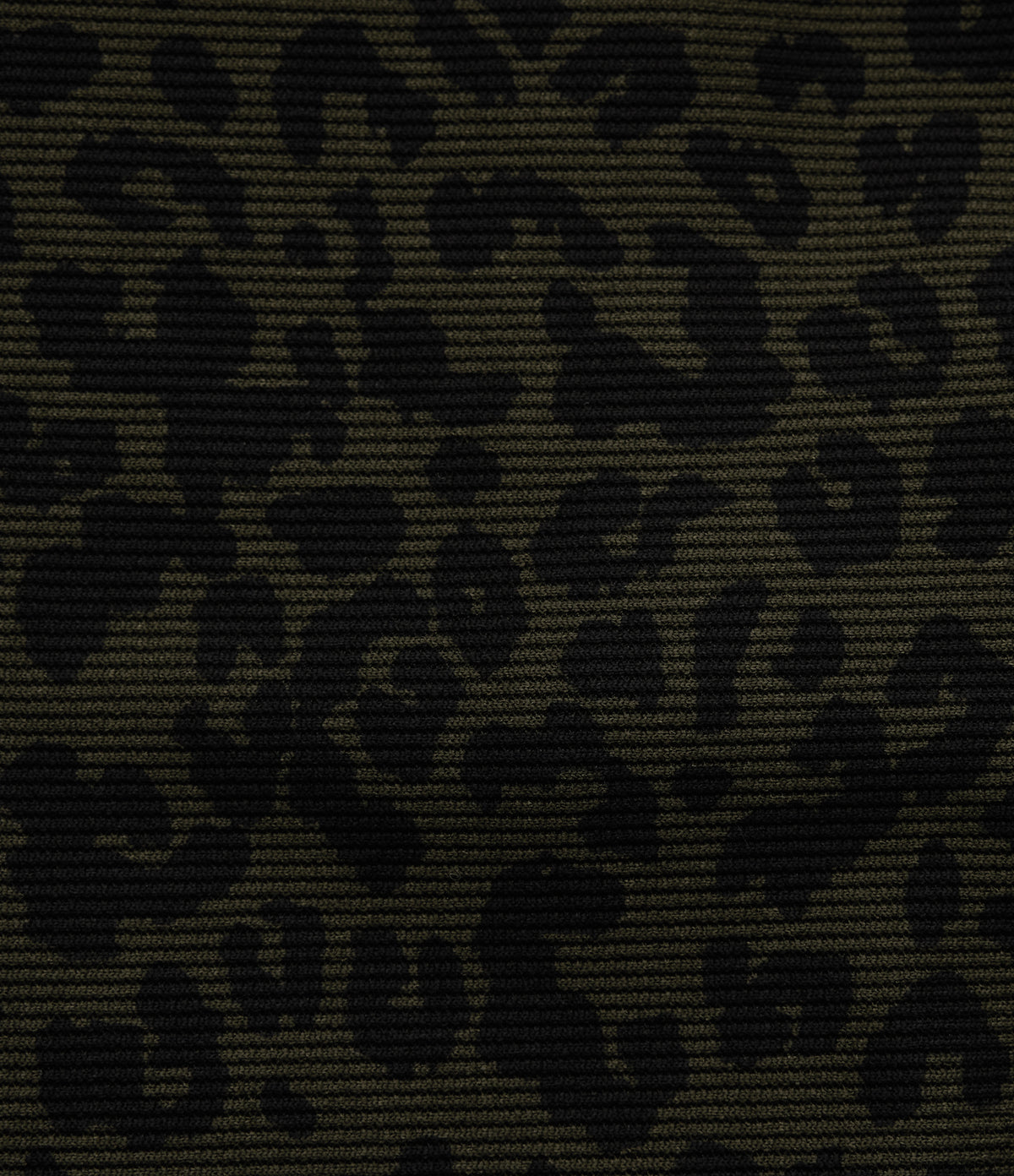 High Waisted Tummy Control Ruched Curved Hem 2-in-1 Leopard Print Mini Bodycon Casual Skirt — Olive Noir — view 8