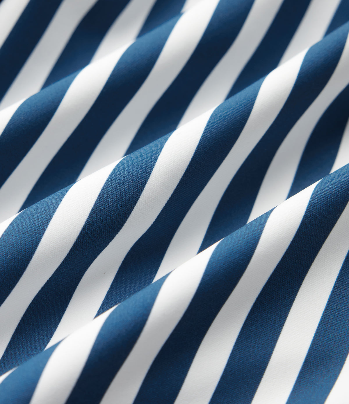 Low Rise Ruched Stripes Resort Baggy Shorts with Pockets — Mariner Crest Stripe — view 8
